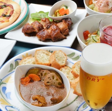 [Hot pepper limited coupon extends 30 minutes!] Banquet course ● 90 minutes 4000 yen ● [All you can drink]
