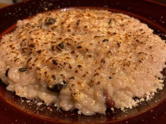 16-grain rice charred cheese risotto