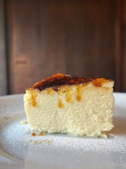 キャラメリゼしたチーズケーキ