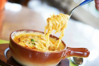 soup spaghetti gratin