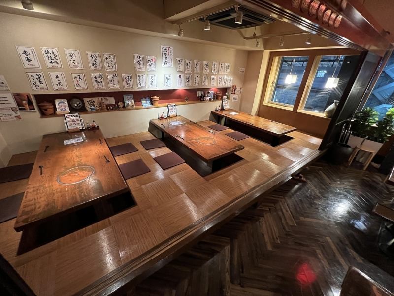 Tatami room seating for up to 24 people is perfect for banquets! Private rooms can be reserved for groups of 50 to 100 people. It's perfect for year-end parties and New Year's parties from now on! Please use it!!