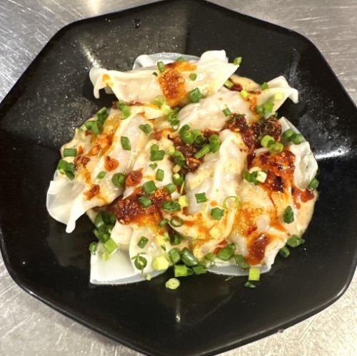 坦々茹で餃子