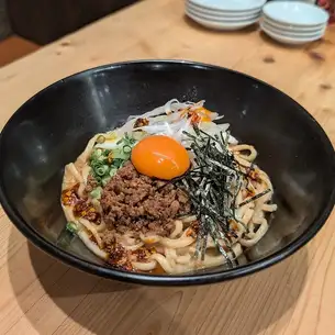 月見擔擔蕎麥麵