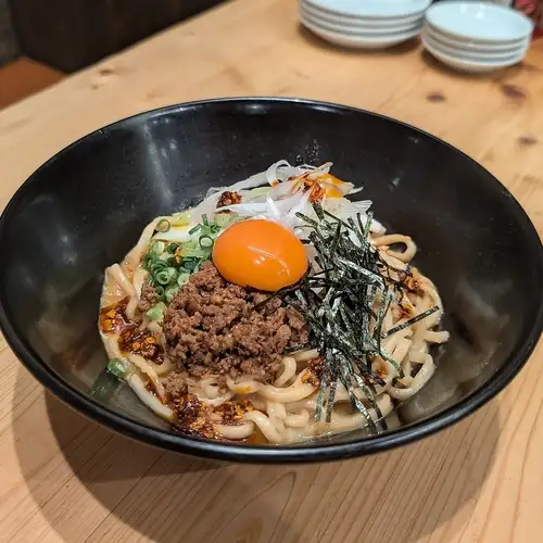 月見擔擔蕎麥麵