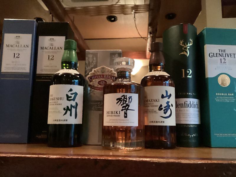 Not only the food but also the alcoholic beverages are available♪ If there is a bottle you would like to drink, even if it is not on the menu, please let us know in advance!