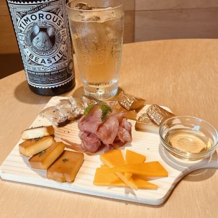 燻製チーズの盛り合わせ