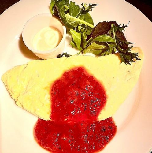 カマンベールチーズ入りオムレツ