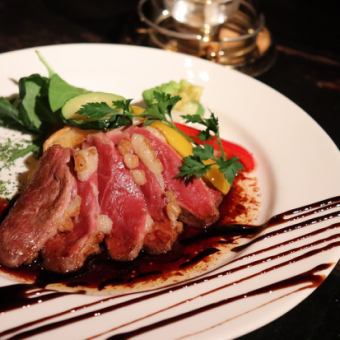 合鴨胸肉のロースト
