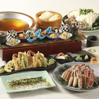 11/1~1/31期間限定【お鍋のご宴会】つるとんたんの蟹すき鍋