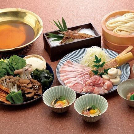 New Year's [Udon hotpot 4,700 yen] A casual banquet.Udon "Suki" is the main course