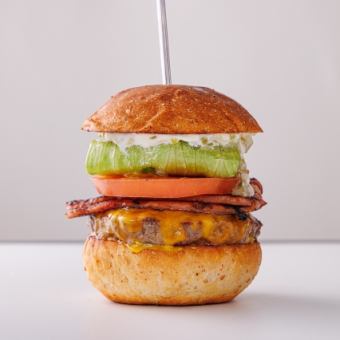 厚切りベーコンチーズバーガー