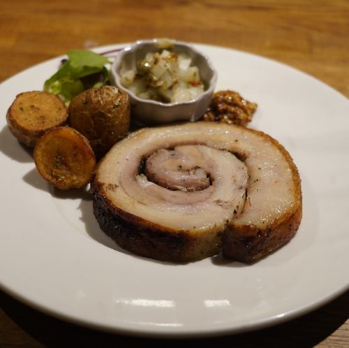 豚バラ肉の香草焼き～ポルケッタ風～