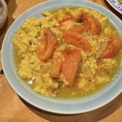 トマト卵炒め