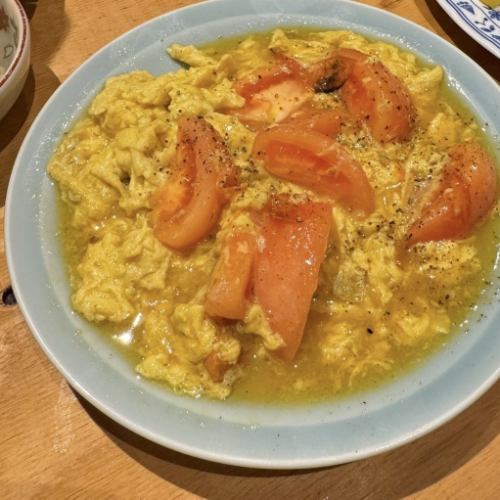 トマト卵炒め