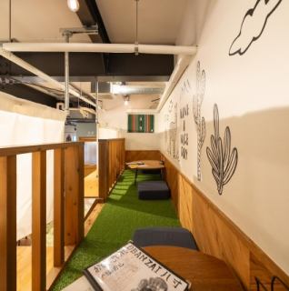 ◇ロフト◇【2名様個室×2】足を延ばしてゆったりとお過ごしください！