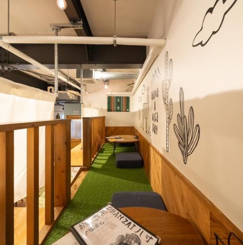 ◇ロフト◇【2名様個室×2】足を延ばしてゆったりとお過ごしください！