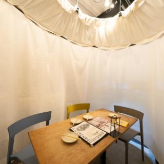◇ゲル個室◇【4名様個室×1】グランピングのような雰囲気の中お食事を楽しめます♪