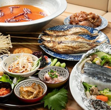 【無料送迎バス】【飲み放題＋水炊き】すっぴんコスパコース　5500円（税込）