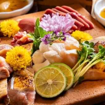 【飲み放題＋水炊き】すっぴんプレミアムコース　11000円（税込）