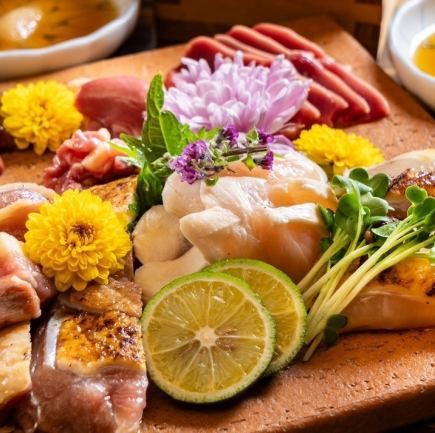 【飲み放題＋水炊き】すっぴんプレミアムコース　11000円（税込）