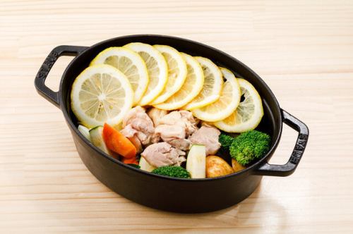 Chicken and vegetable lemon hotpot STAUB