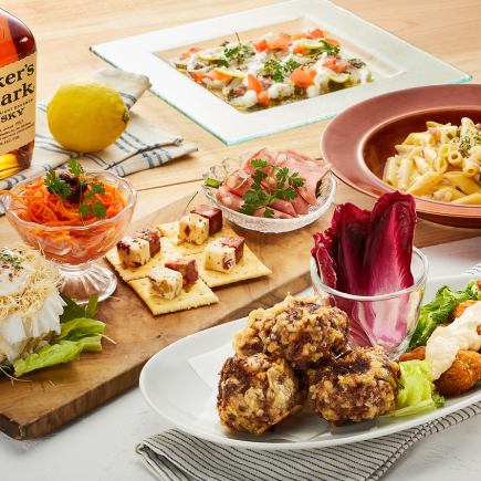 【檸檬食堂　春のカジュアルコース〈2時間飲み放題付/5000円〉】