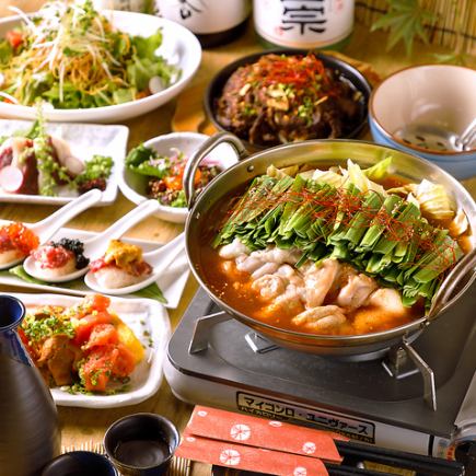《雅コース》贅沢な宴会!大山鶏×海鮮×鍋を喰らう♪2H飲み放題付<10品>6500円⇒5500円