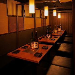 【個室20名様まで】団体様でもゆったりとした完全個室席にご案内致します！横浜駅徒歩2分の好立地にございますので集合もラク♪千葉での各種ご宴会/新年会/飲み会/接待/同窓会/二次会/などは当店にお任せください！お席の下見も大歓迎です♪　幹事様必見のクーポンも随時更新中ですのでお見逃しなく！