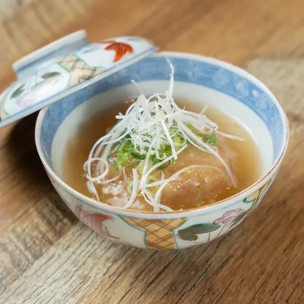 【とろっと食感】海老イン里芋まんじゅう◆こっくり食感で女性に人気のメニュー！満腹感もあってヘルシー