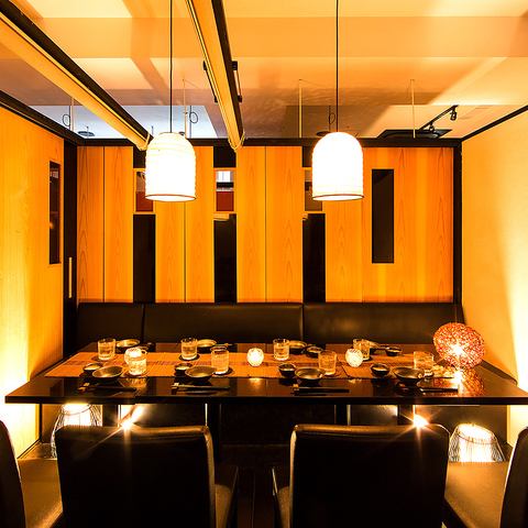 少人数宴会に最適な空間で当店自慢の料理をお愉しみください。