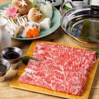 和牛を贅沢に堪能！『和牛しゃぶしゃぶコース』全9品3時間飲み放題付き7000円→6000円