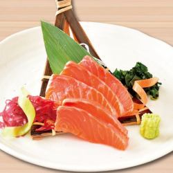 サーモン刺身