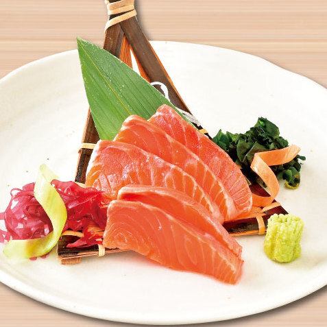 サーモン刺身