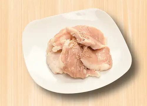 【牛ホルモン】　焼き加減の黄金比率！　牛シマチョウ/牛マルチョウの焼き加減の目安　皮側7：脂身3