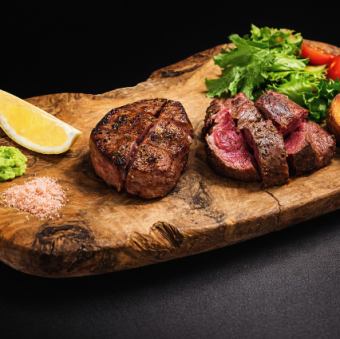 牛タンとハラミのステーキプレート