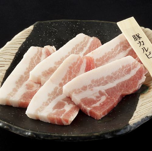 三河もち豚カルビ