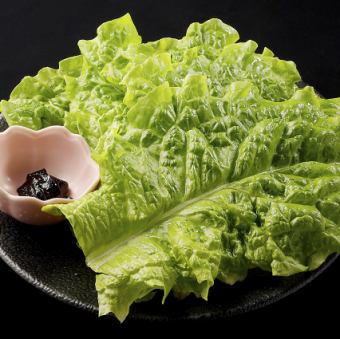 5片生菜配甜味噌