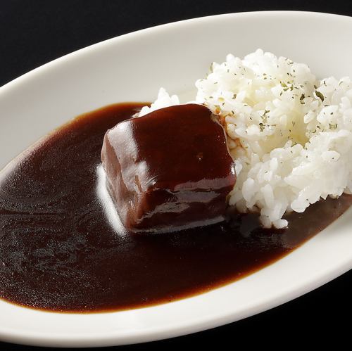 【名物】ひと口 牛タンシチューライス