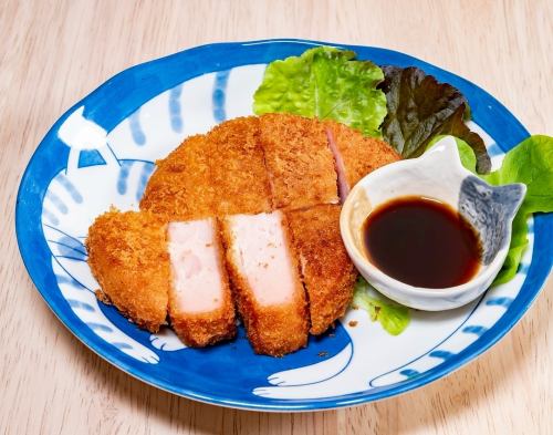 厚切りハムカツ