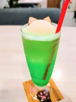멜론 소다 플로트