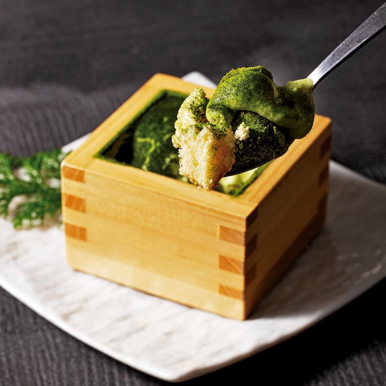 八天堂の抹茶クリームとわらび餅