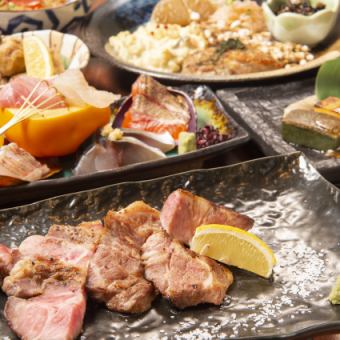 [Includes all-you-can-drink] Kirishima pork steak course from Miyazaki Prefecture 6,600 yen