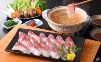 [For year-end and New Year parties! All-you-can-drink included] Yellowtail shabu-shabu course