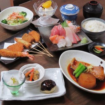 Seasonal cuisine selection course “IRODORI” 8 dishes total 3850 yen (tax included)