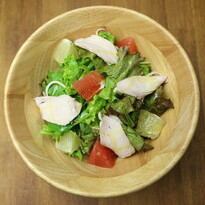 Chicken ham and fruit vinegar salad