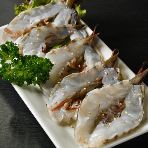 烤虾（盐或酱）