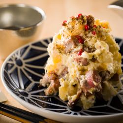 Tongue potato salad