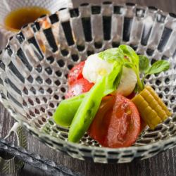 Tomato and cheese salad