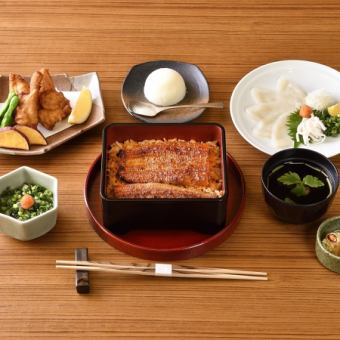 【鰻重・ふぐMIX】国産特上・玄鰻(げんまん)コース【竹】全7品