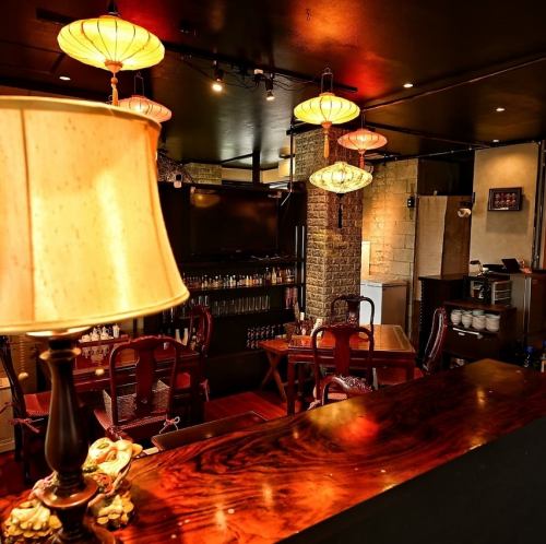 おしゃれな店内で心和む夜